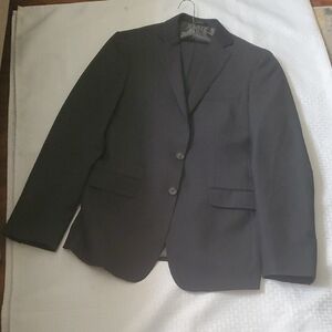 Calvin Klein Charcoal Black Grey 2 Piece Suit